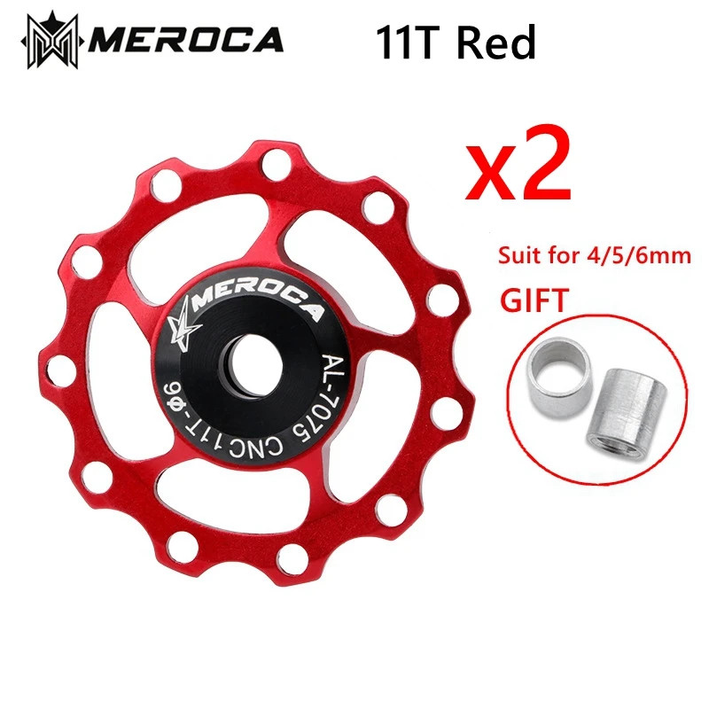 2PCS Bike Derailleur Jockey Wheels 11T/13T for Shimano SRAM 8-11 Speed MTB Road