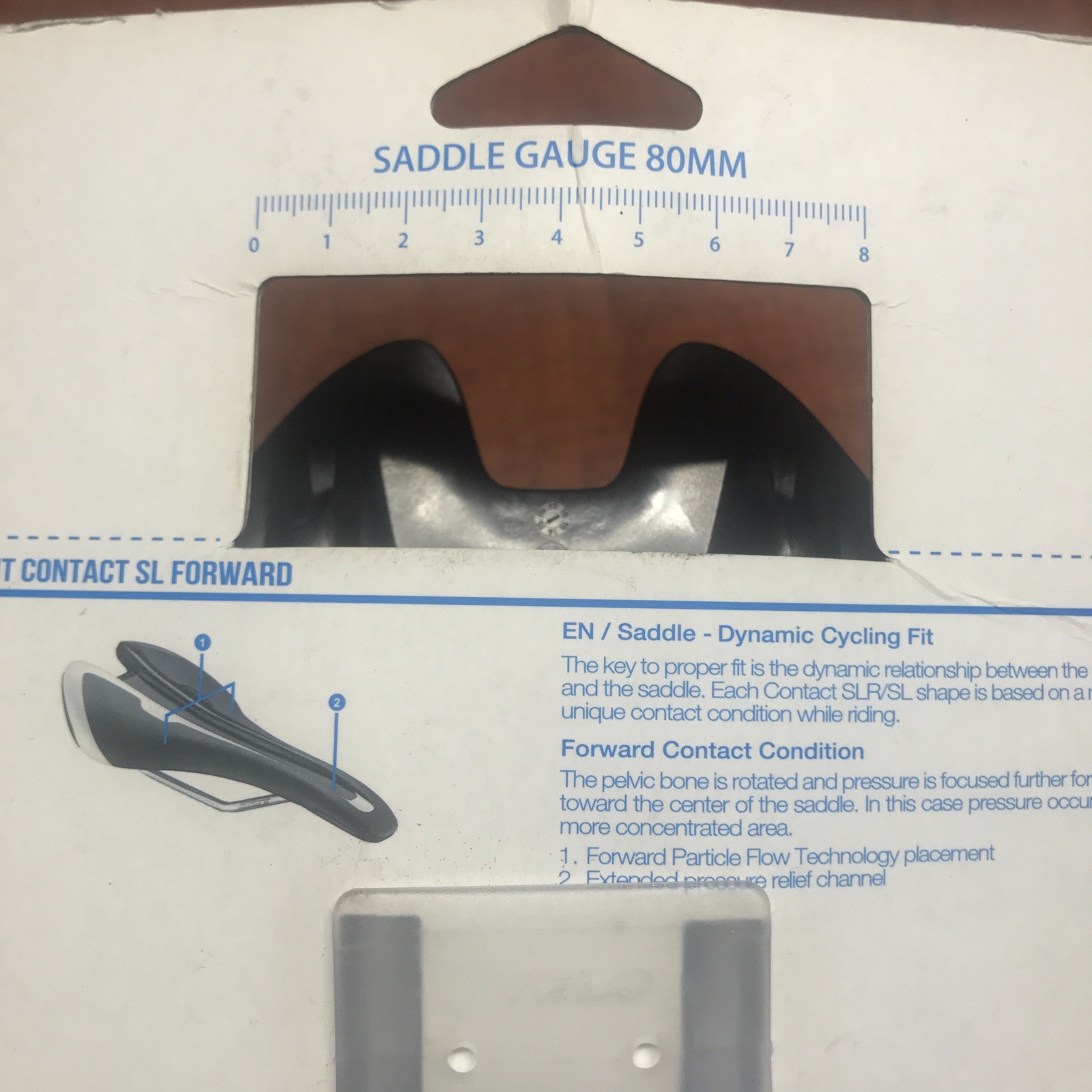 New Giant Contact SL Forward Seat White Medium Width Medium Padding 28 x 14 cm