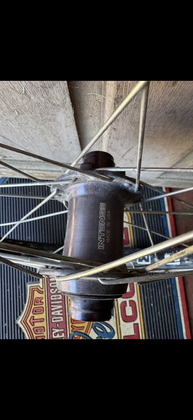 Vintage Intense Hadley Front Hub Black Mountain Bike Downhill 26″ DH USA