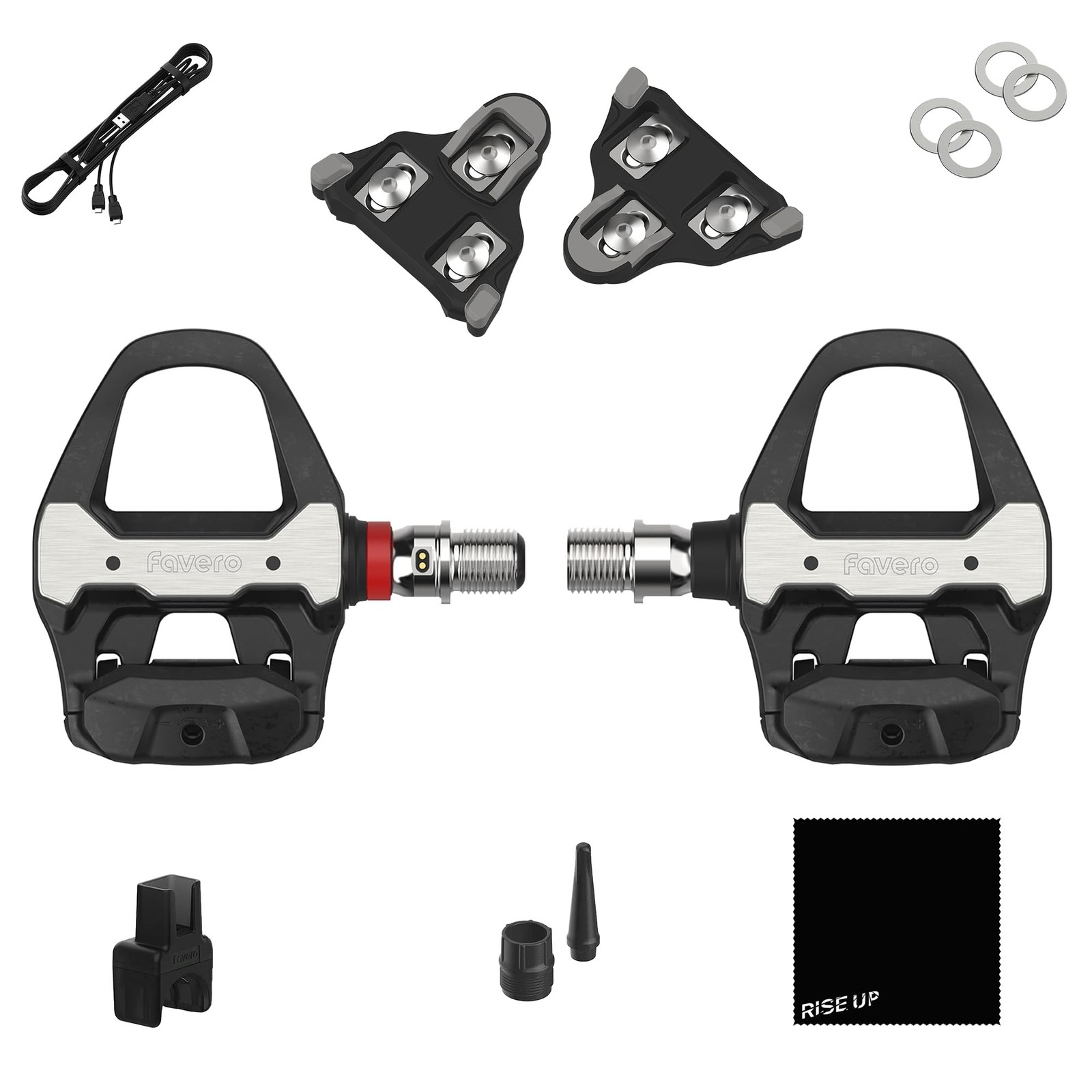 Favero Assioma PRO RS-1, Single-Sensing Side Pedal Based SPD-SL Road Cycling …