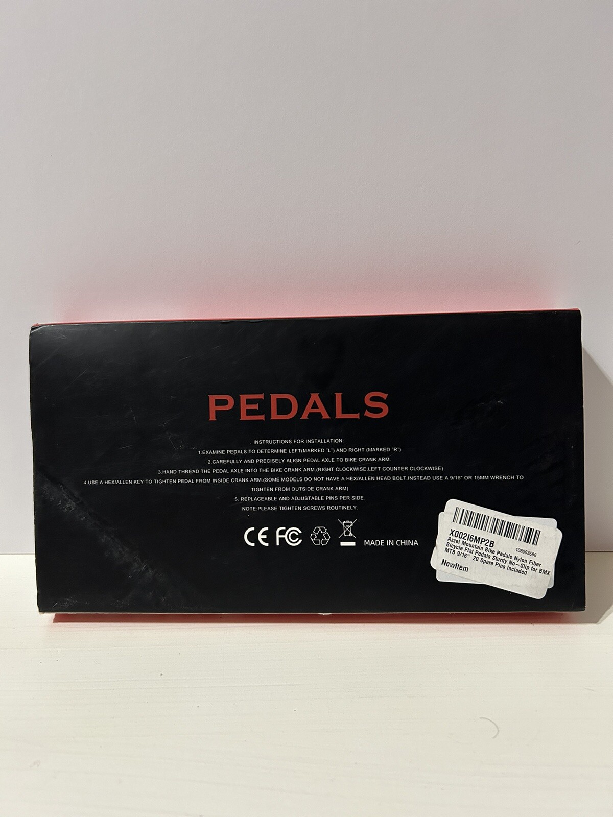 Hiegoo BMX MTB Red Pedals NEW IN BOX, fast shipping!