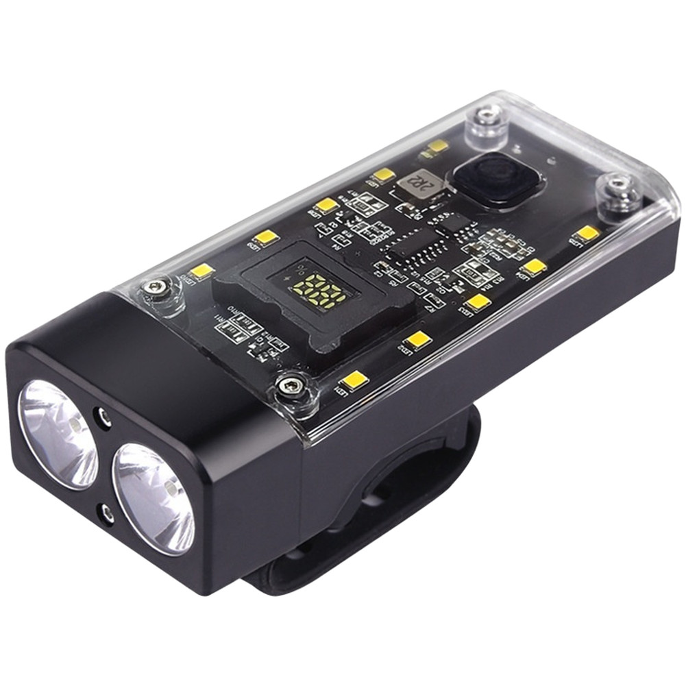 Mountain Bicycle Headlight with USB Rechargeable Battery and Dual LEDs