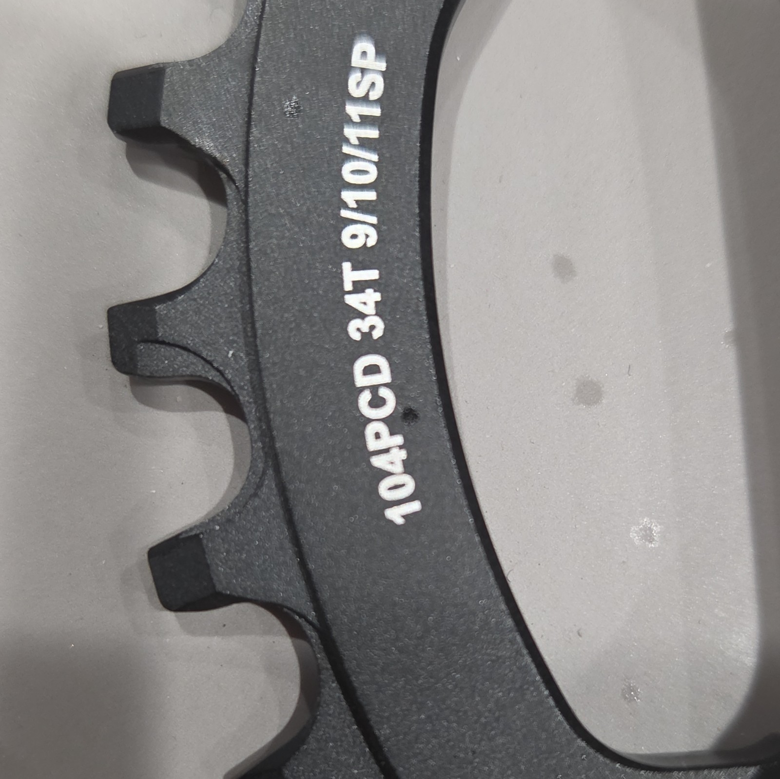Fifty-Fifty Guide Ring 34T 104mm BCD 4-Arm Chainring Shimano M8000 Black