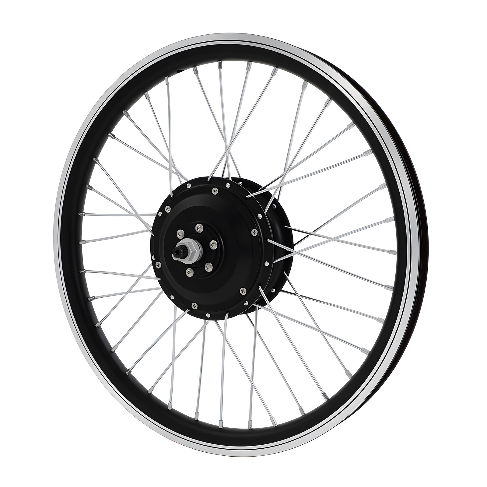 Electric Bike Front Wheel Kit,20 Inch Front Wheel Ebike Conversion Kit 36V