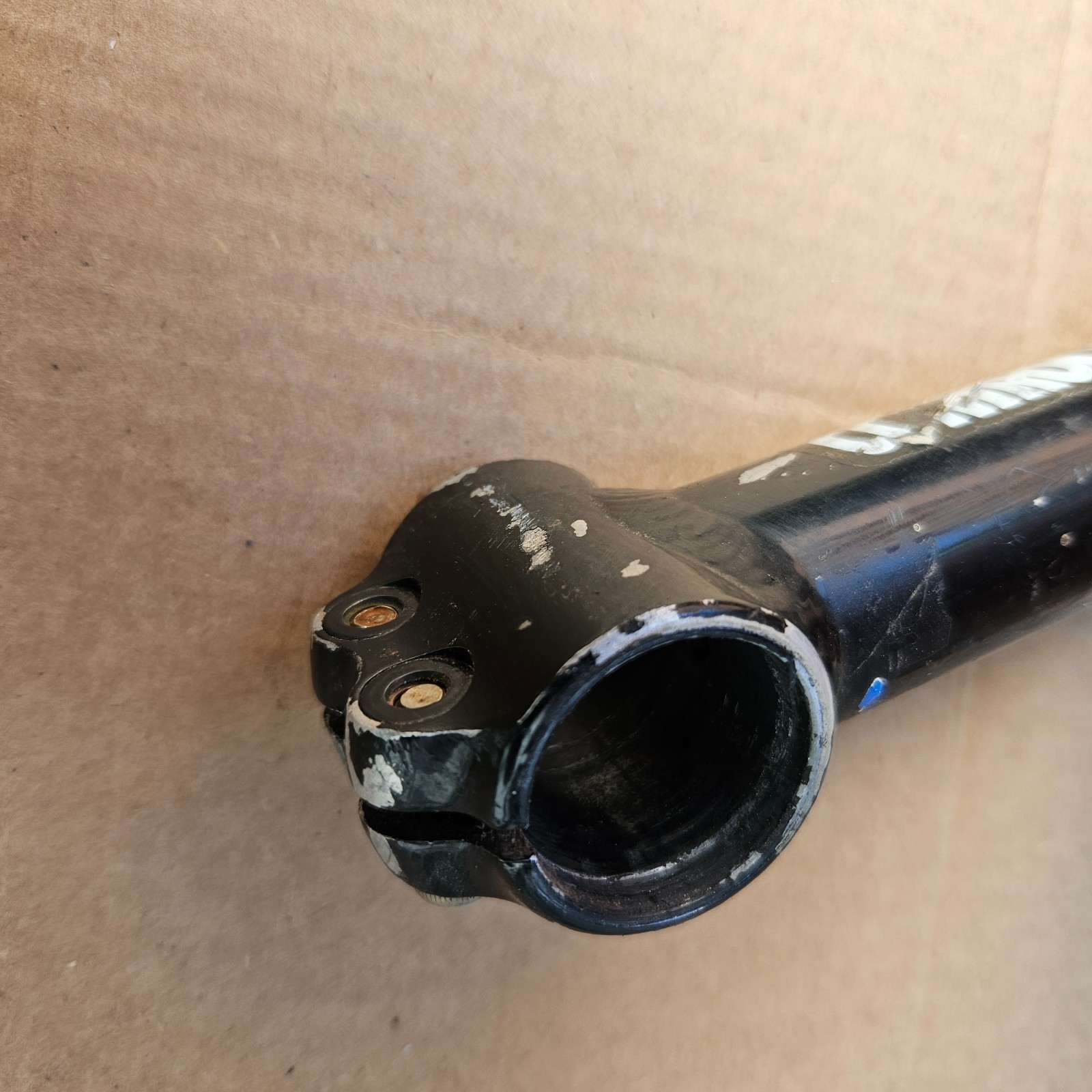 Vintage 1-1/8″ Control Tech Threadless Stem 135mm x 25.4mm Black Removable Face