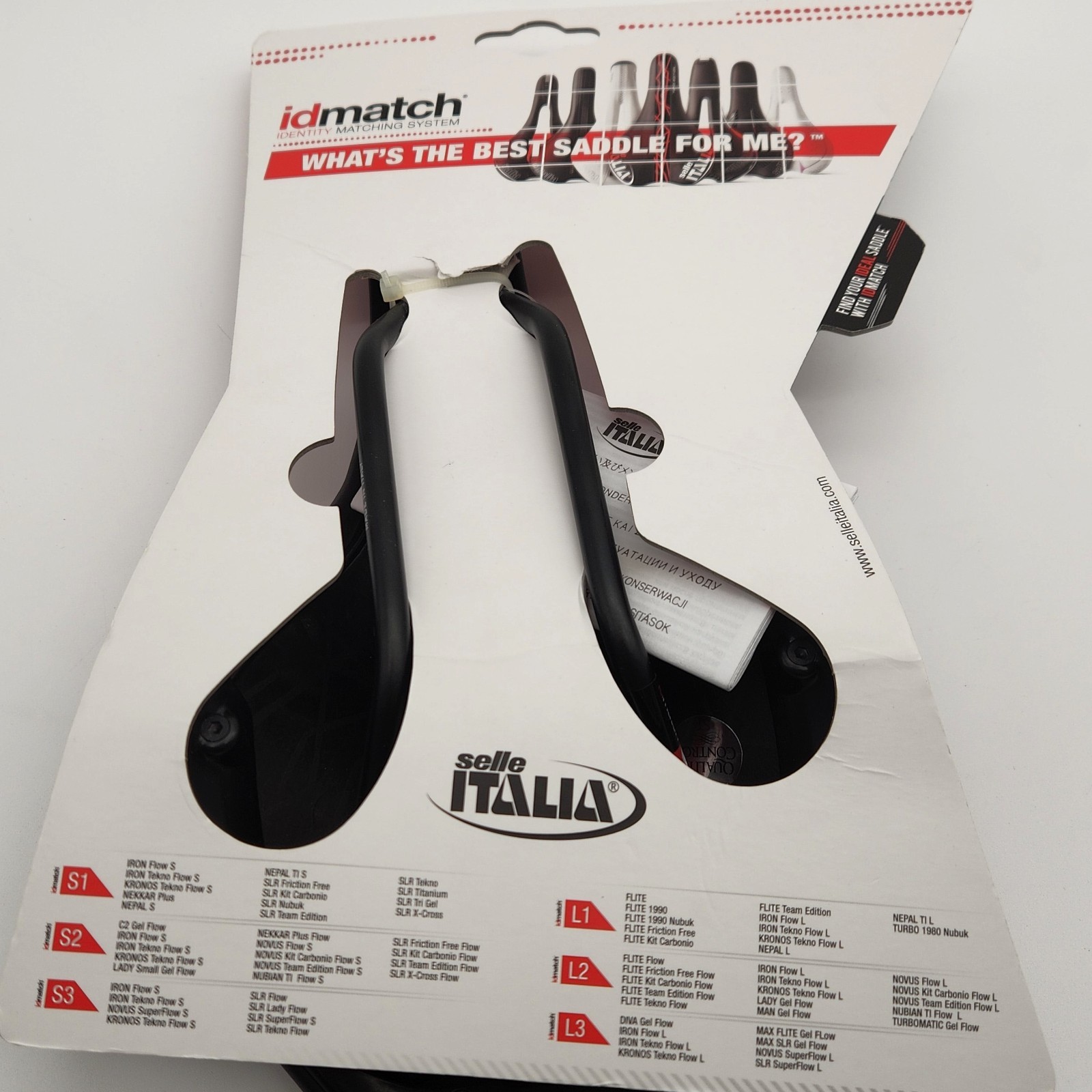 Selle Italia Novus TM Flow (146mm) Road / MTB Bike Saddle L2 OPEN PACKAGE