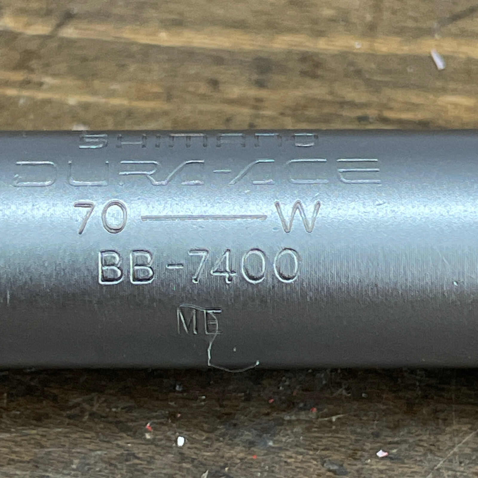 Vintage Shimano Dura Ace BB-7400 Spindle Italian 70 mm Bottom Bracket 113 mm