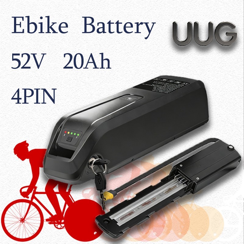 UUG 52V 1500W Ebike Battery Hailong Lithium Electric Bike Battery 52V 20Ah 4Pin