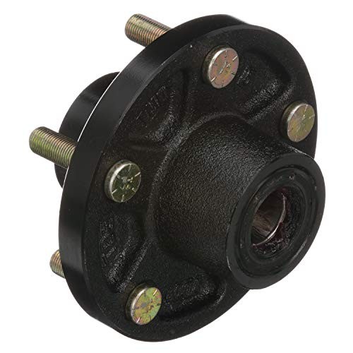 Trailer Wheel Hub, 1 in. Axle, 4 Lug, Galvanized, 5 Lug One Size Painted