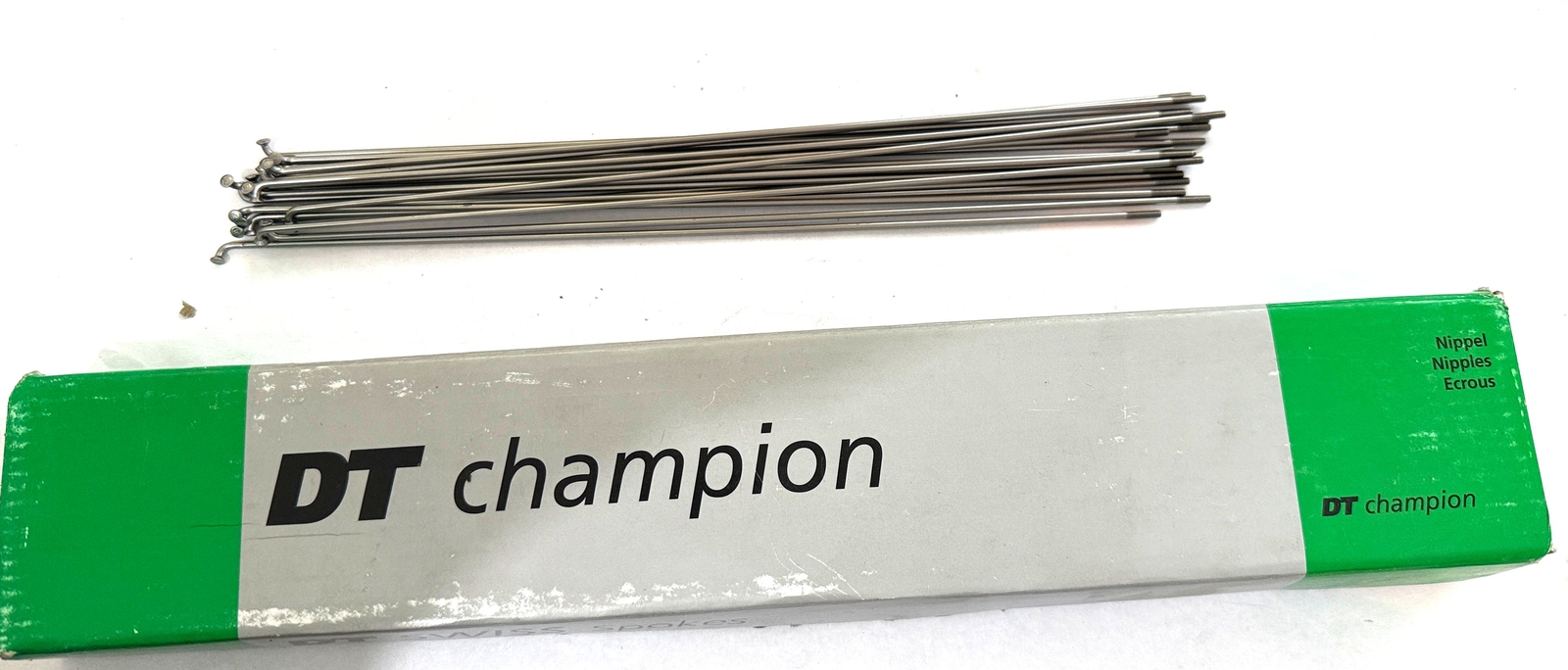 DT SWISS Champion Round Spokes Silver J-bend 2.0 mm 284mm 20/Count