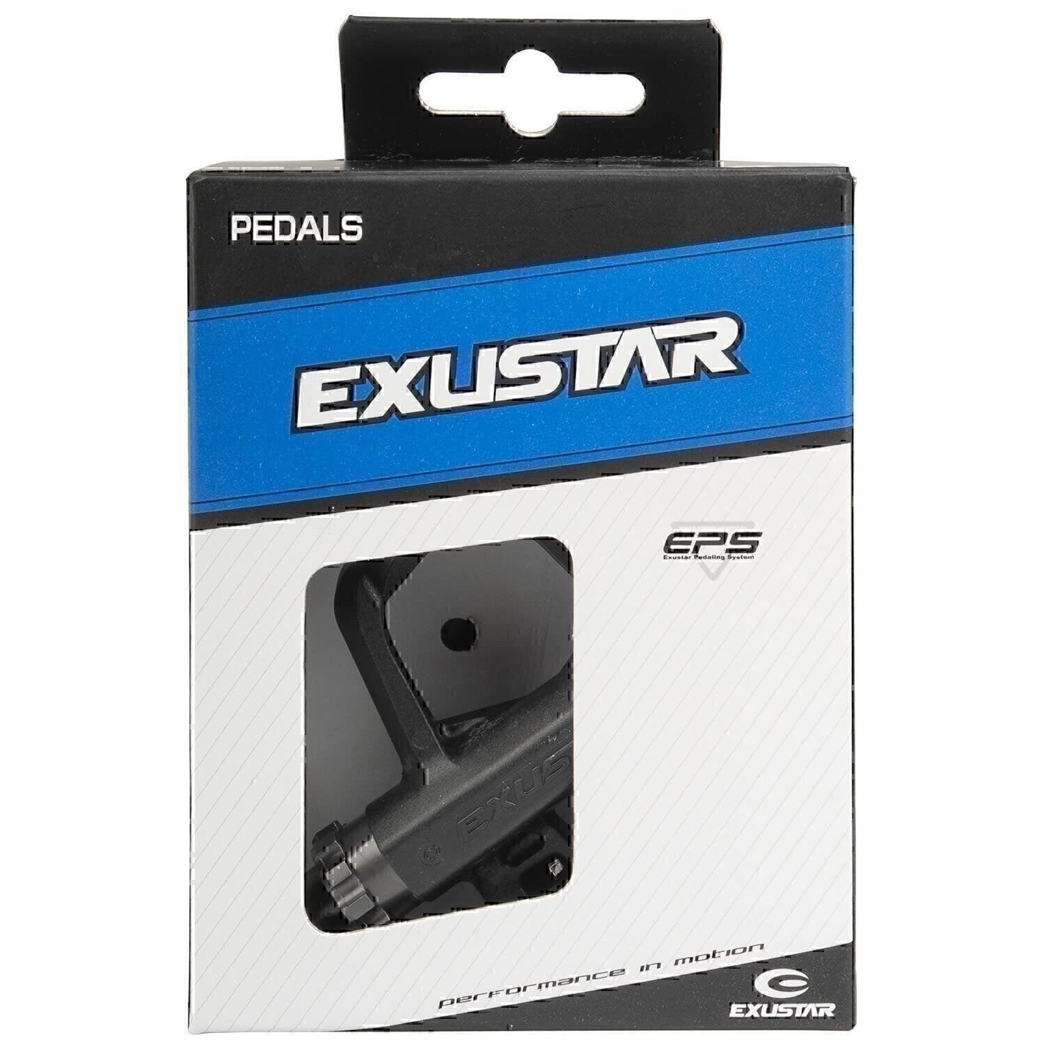 Exustar Unisex Adult E-PR103P Click Pedals, Black, 85 x 87 mm