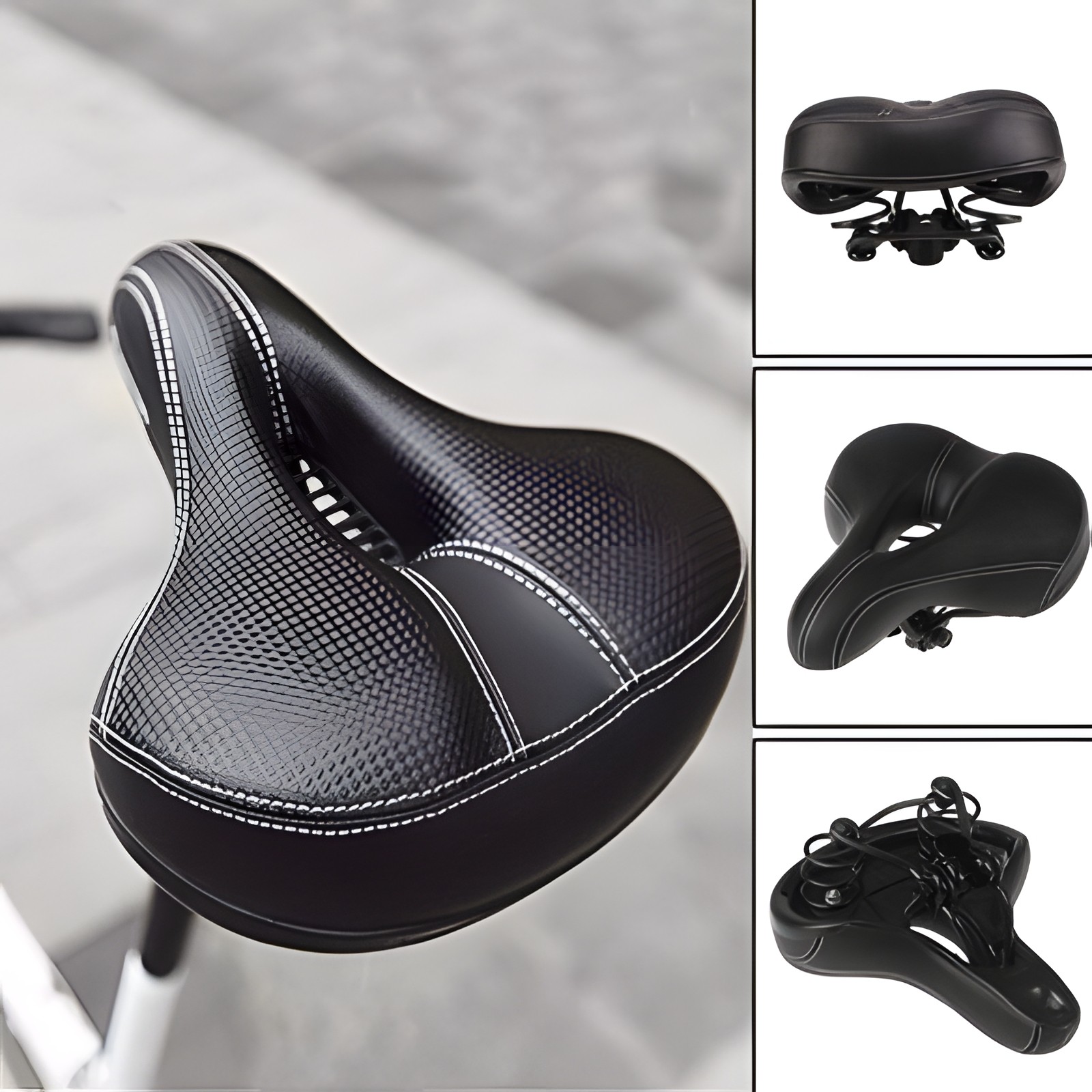 Wide Soft Bike Saddle Seat Waterproof Cushion for Men Women Bicycle New In Box