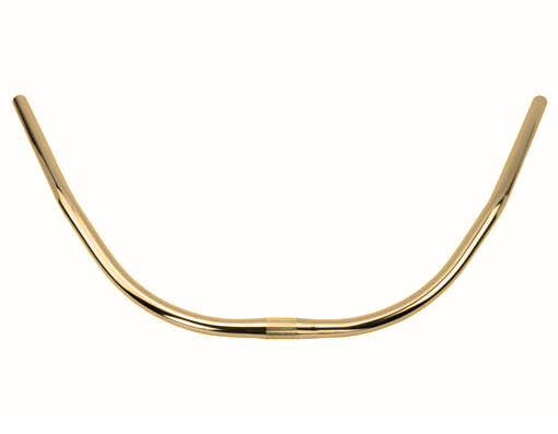 GENUINE VINTAGE LOWRIDER BEACH CRUISER MOON HANDLEBAR 25.4MM IN GOLD.