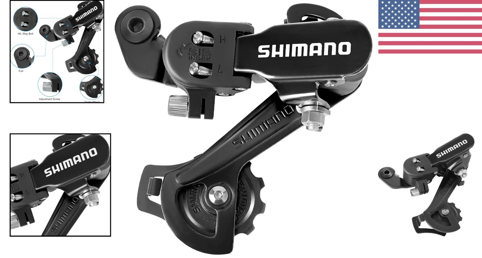 RD-TZ31-A Rear Derailleur – Lightweight Aluminum Gear Shifter for 6/7 Speed