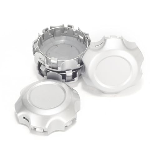 4Pcs 119mm(4.69in) Wheel Center OD: 119mm/4.69in, ID: 105.7mm/4.16in Silver