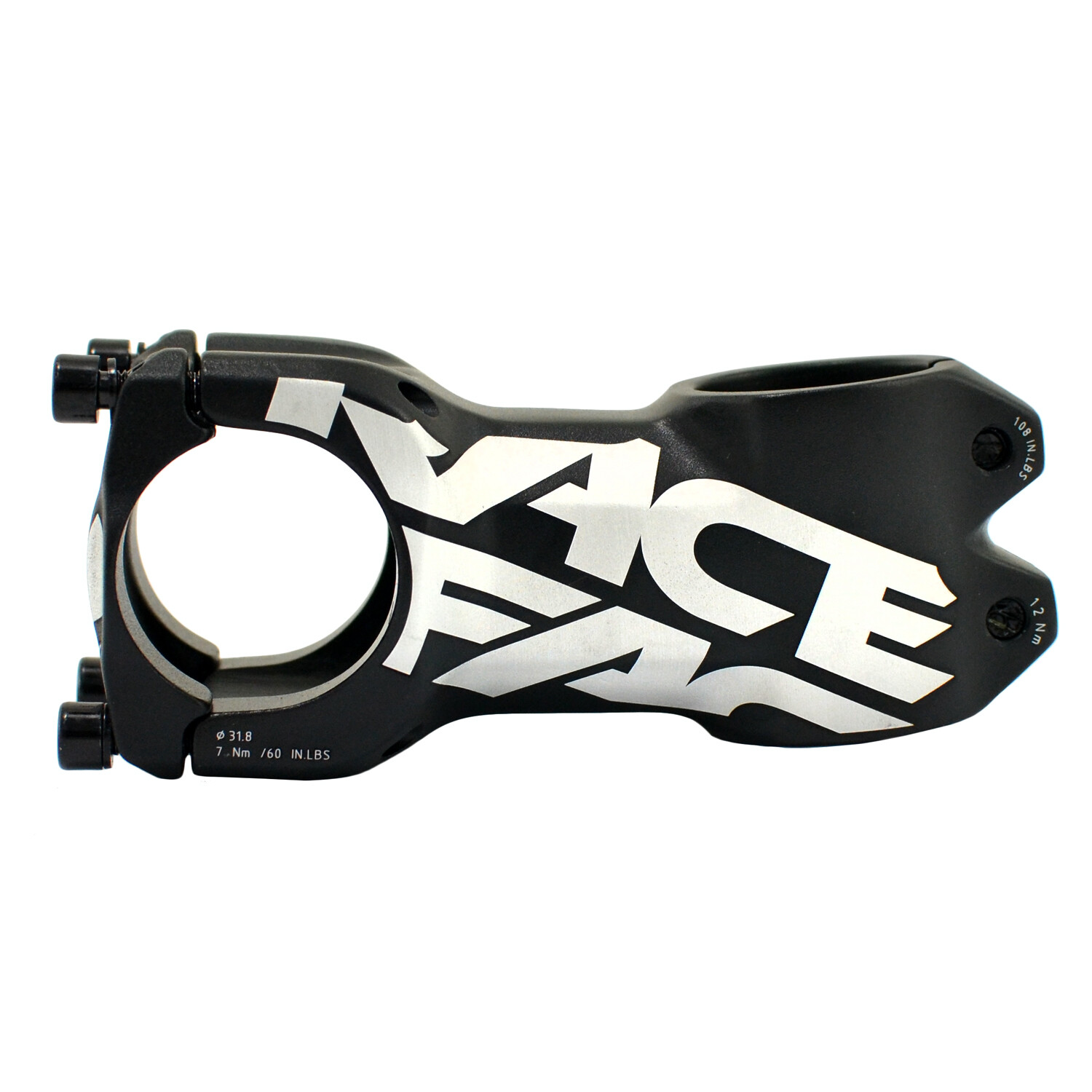 RaceFace Chester MTB Downhill Bike Bicycle Stem 31.8x70mm +/- 8 degree Black