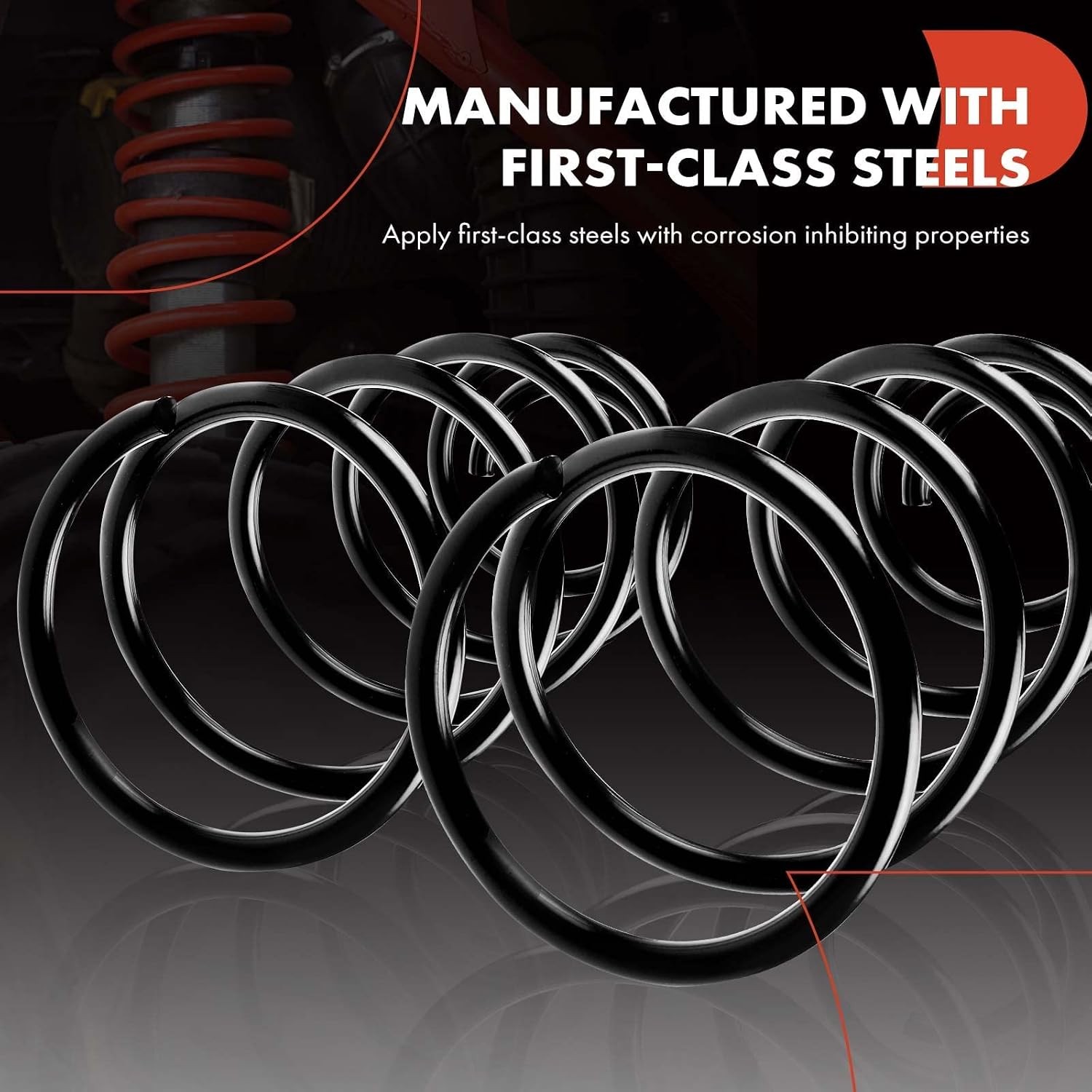 Chevrolet Buick Rear Coil Spring Set Compatible Suspension Replacement