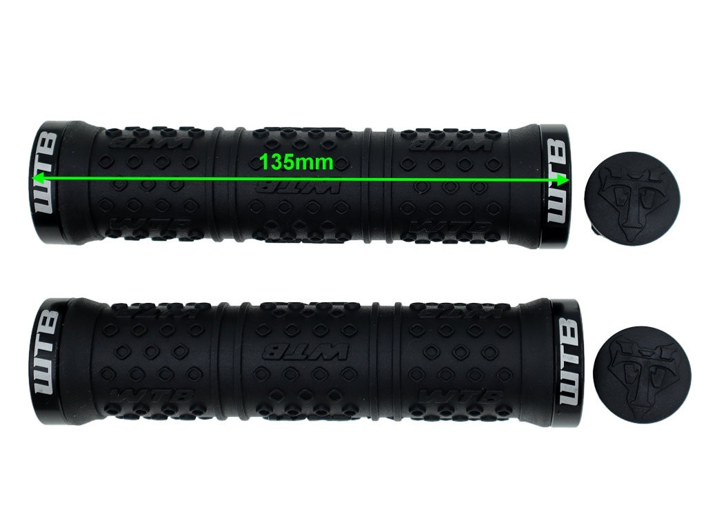 WTB Tech Trail Clamp-On Bike Handlebar Grips 135mm 1 Pair