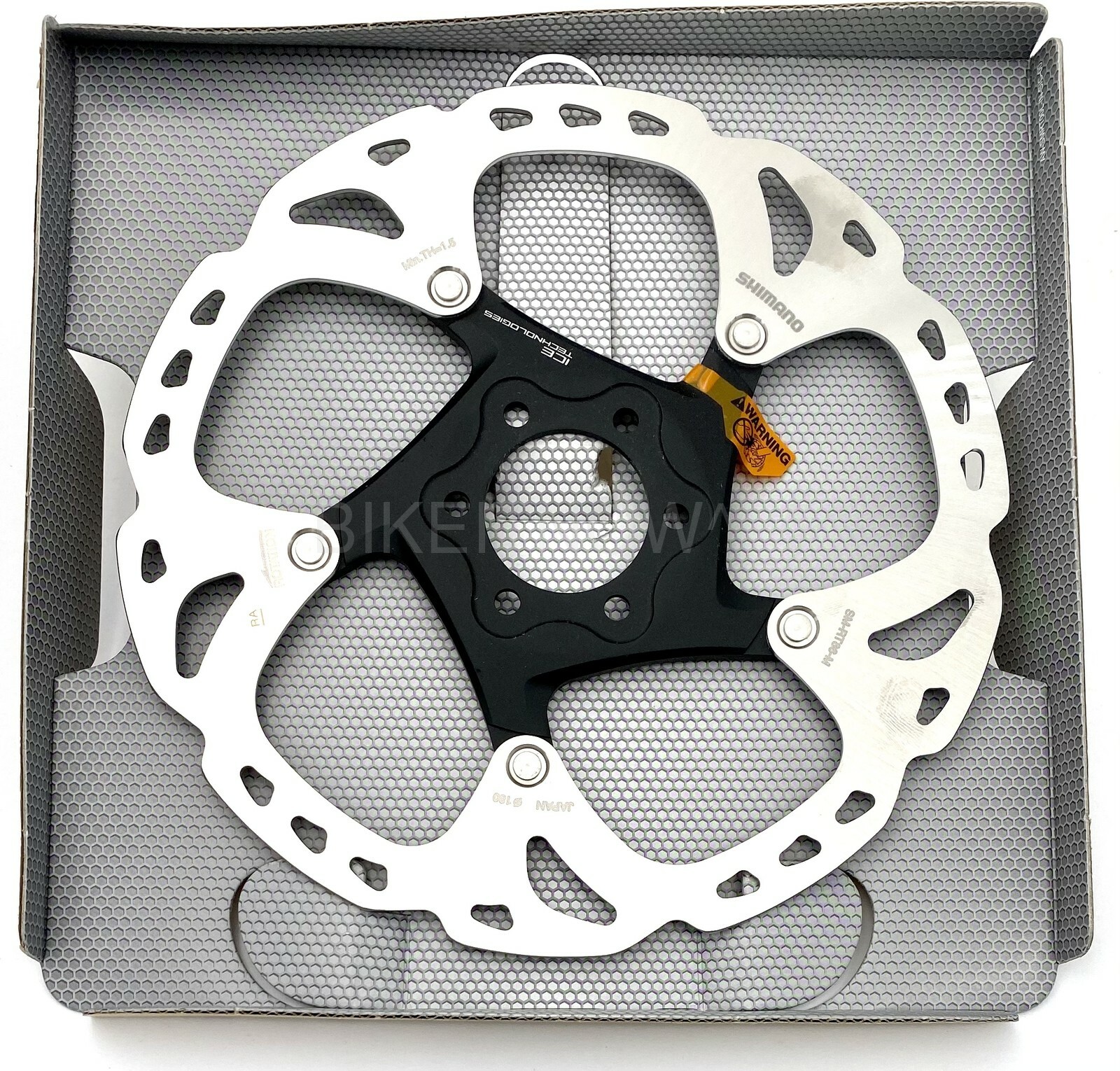 Shimano DEORE XT MTB Bike Disc Brake Rotor SM-RT86 180mm,ICE-TECH,6 bolts
