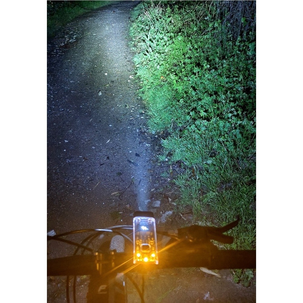 Mountain Bicycle Headlight with USB Rechargeable Battery and Dual LEDs