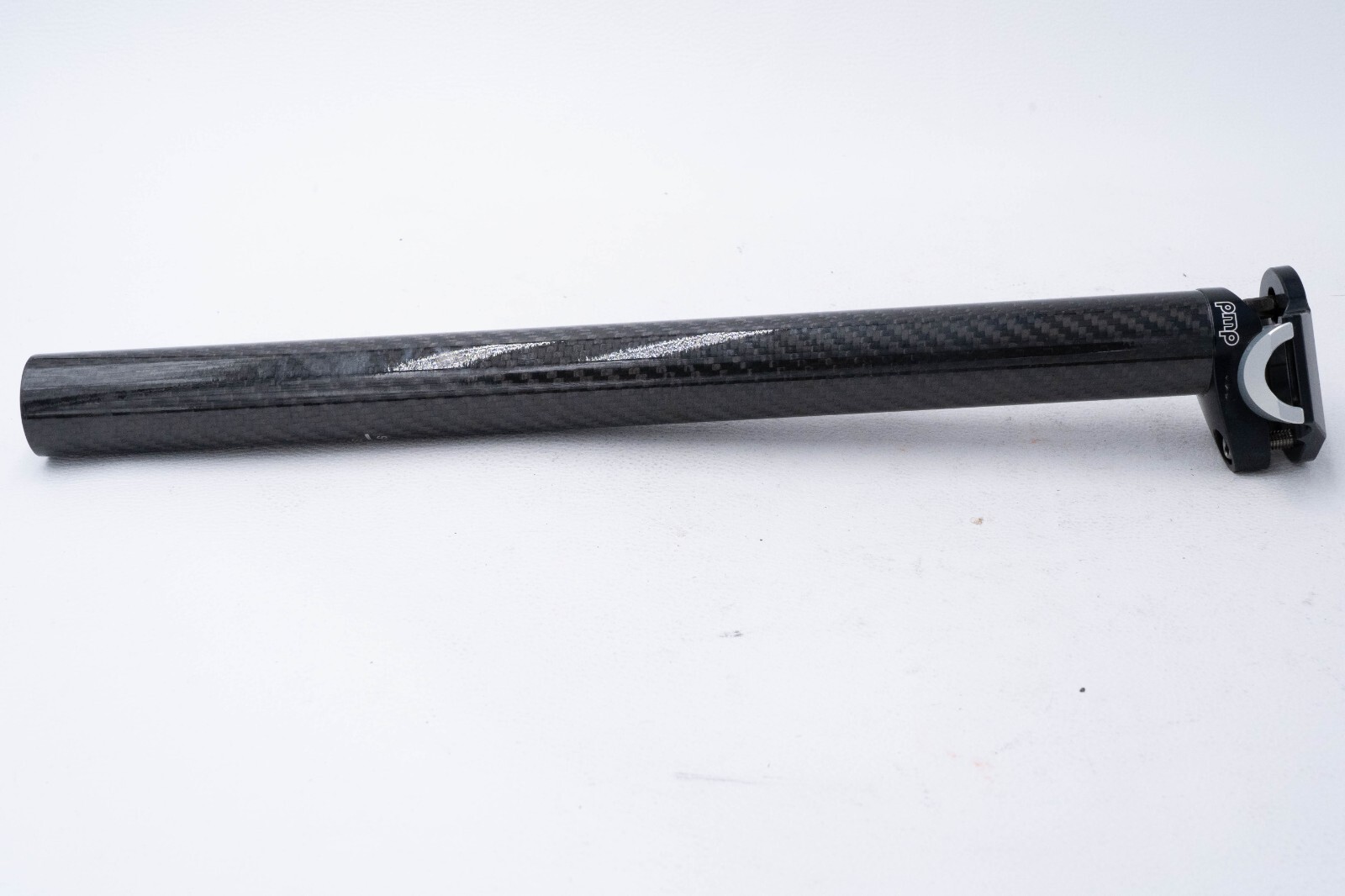 NOS PMP CARBON SEATPOST 31.4 mm 2 BOLTS 370 mm VINTAGE ROAD RACING BIKE BICYCLE