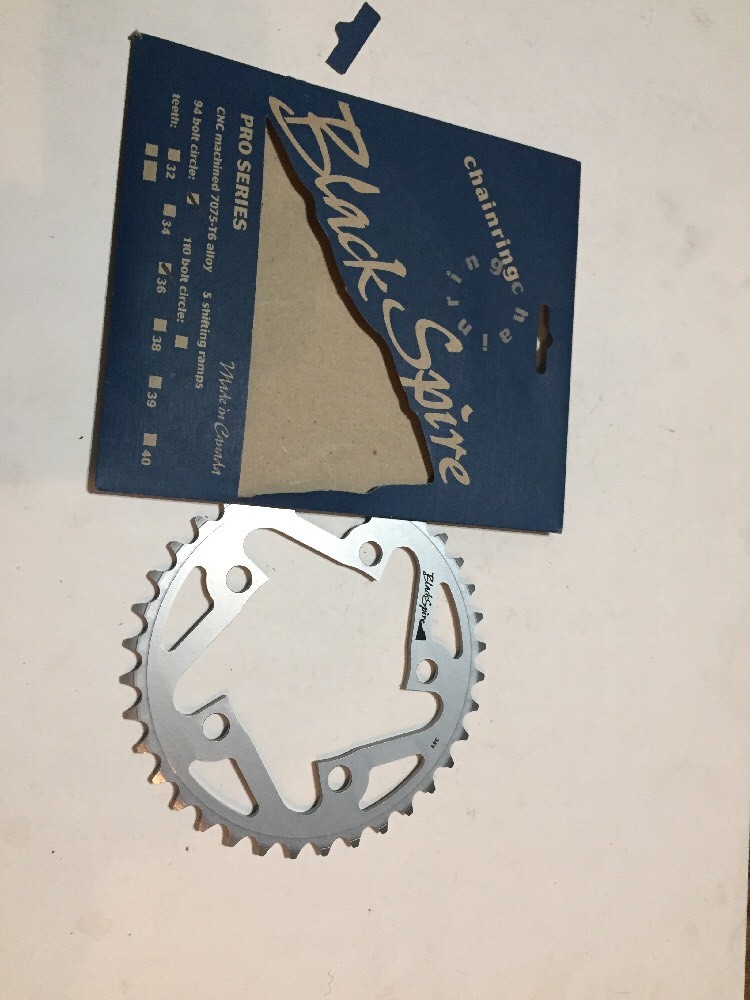 NOS Blackspire Pro Chainring 36T 94 BCD 7075-T6 Made in Canada