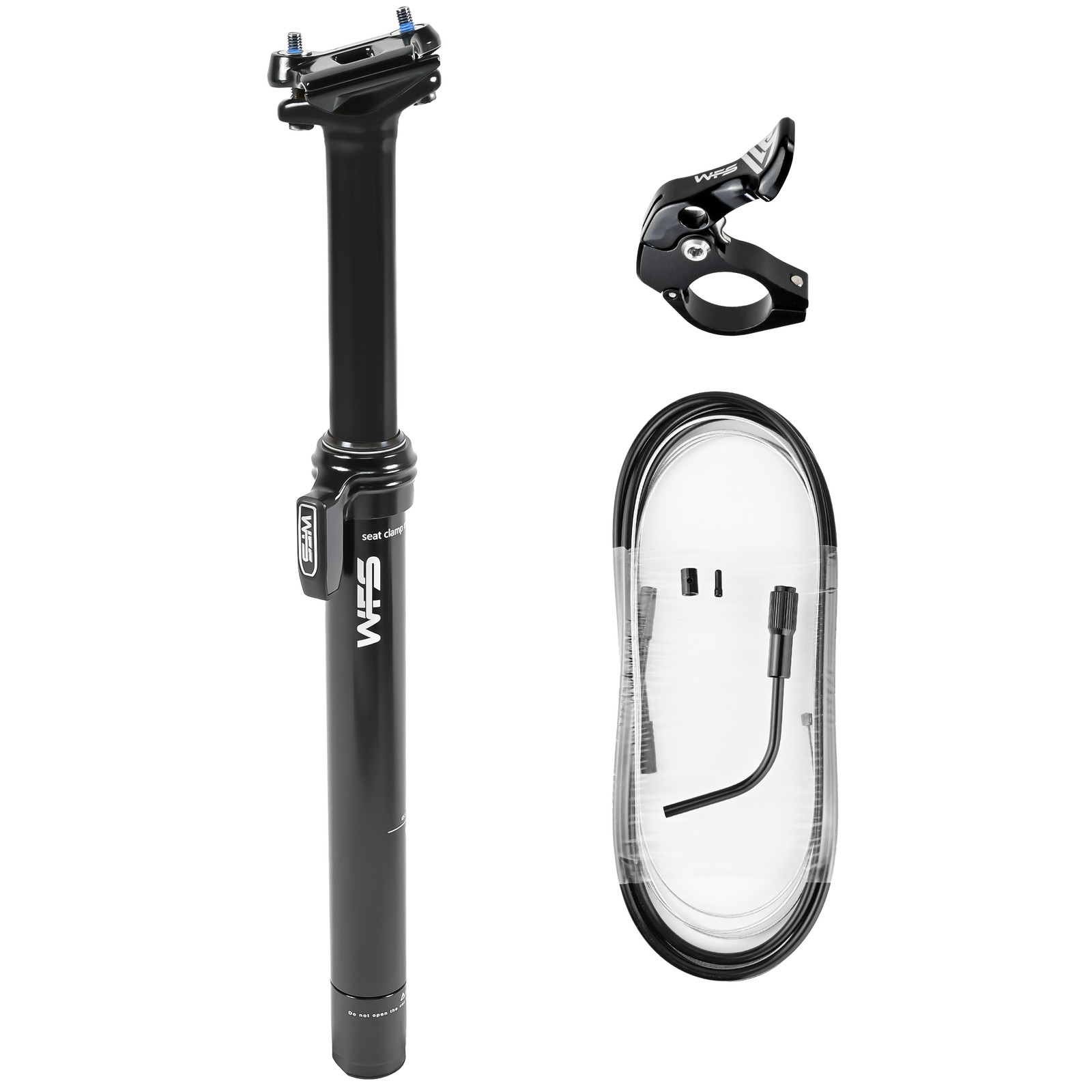 WFS TerraX External Dropper Post Kit, 30.9 x 305mm, 80mm Travel, Black
