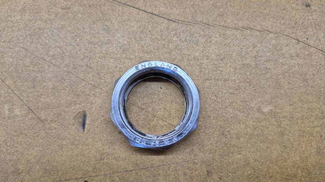Vintage Campagnolo Record Headset, steel, chrome plated, 1” x 24tpi threaded