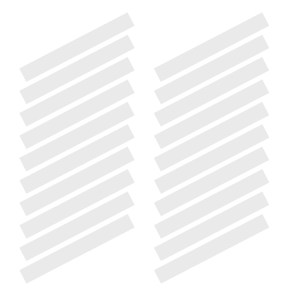20 Pcs Rack Sticker Decals Frame