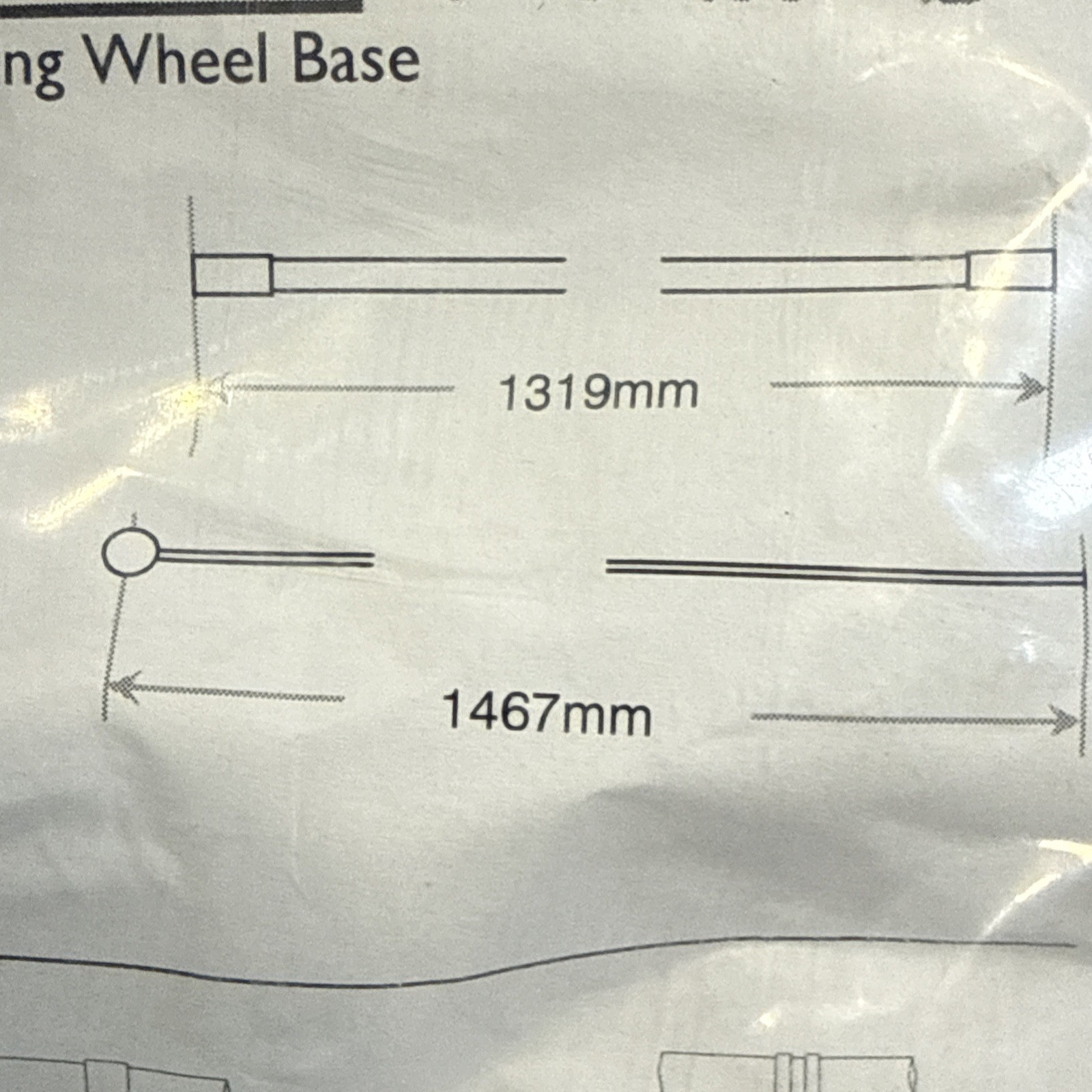 Brompton Rear brake cable for Left lever to Rear brake – long wheel base