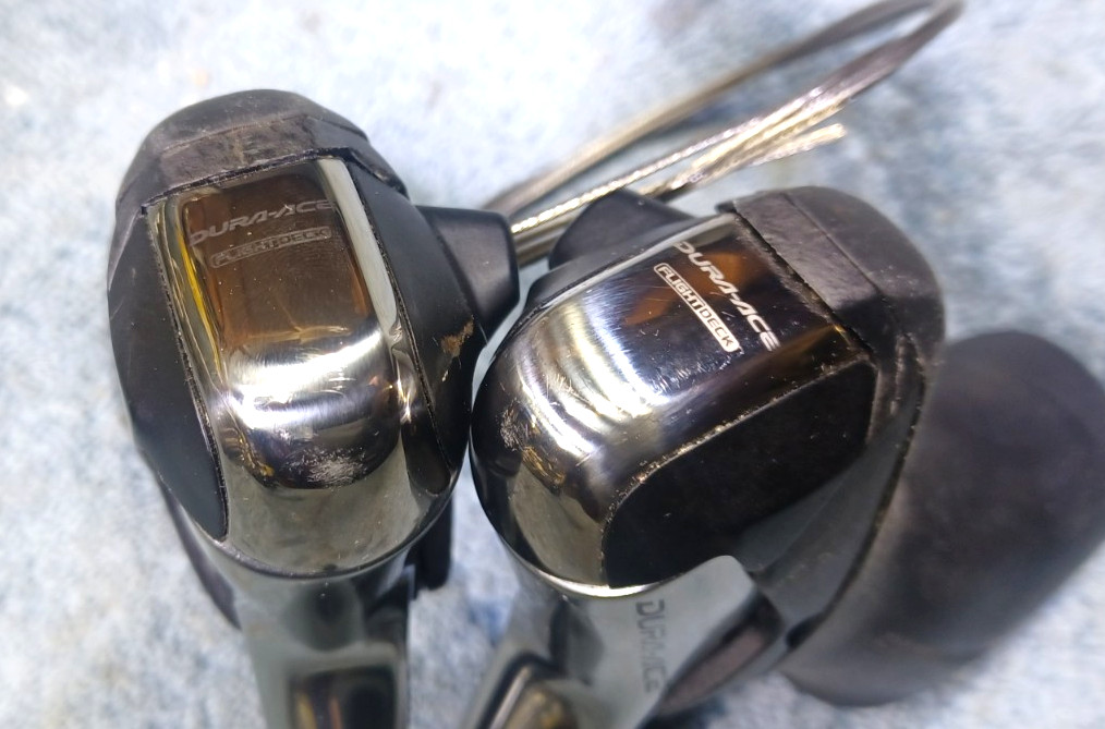 Near Festive, Shimano DURA-ACE, STI Brake Lever/Shifter Set, ST-7801, 2×10-Speed
