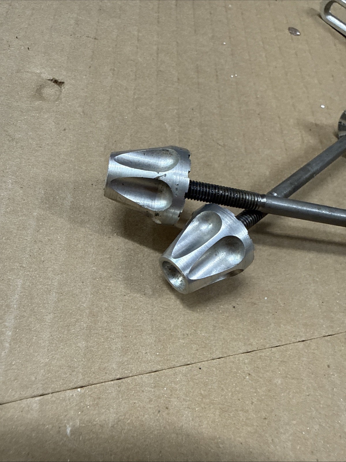 Rare Vintage Gravity Research Skewers in Silver 65 grams Classic MTB