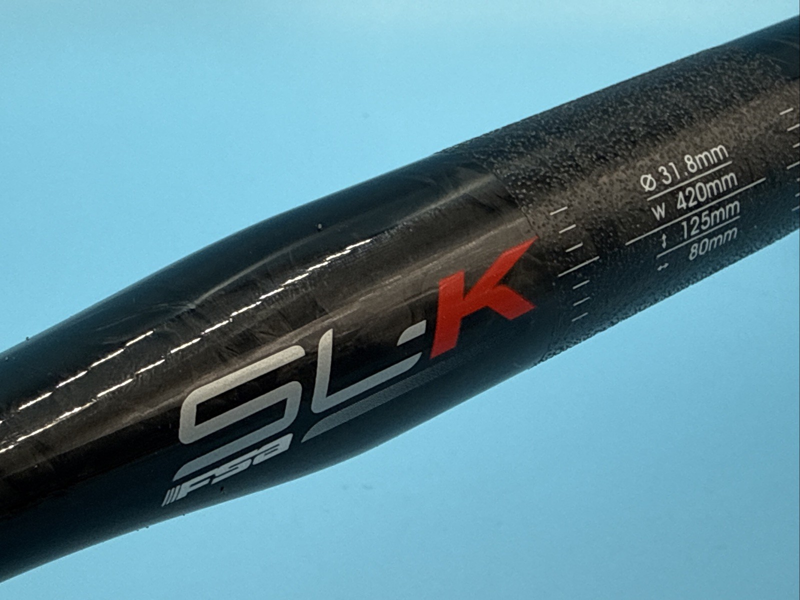FSA Full Speed Ahead SL-K Compact Carbon Fiber Drop Handlebar 31.8mm 42cm Black