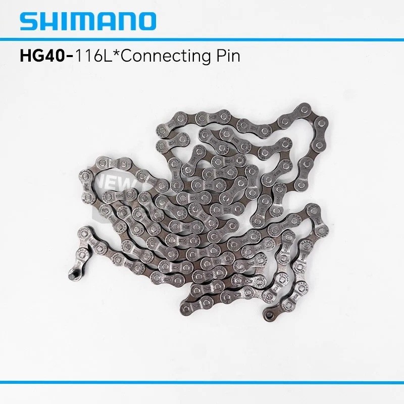 Shimano CN-HG40 6/7/8-Speed 116-Links Chain for 18/21/24-Speed Bike (With Link)