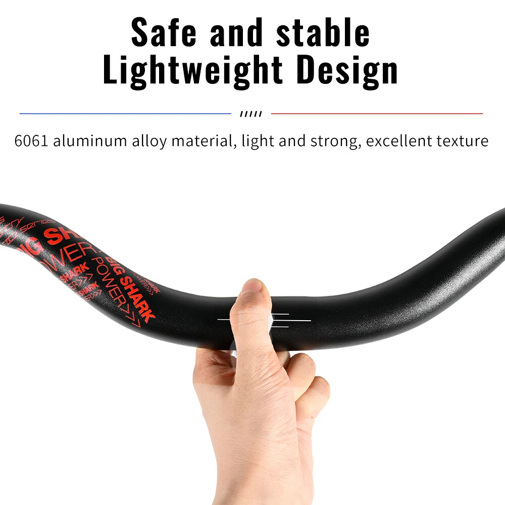 50MM Bicycle Rise Handlebar T Swallow Handlebar 31.8*780mm Backsweep 9 Degree