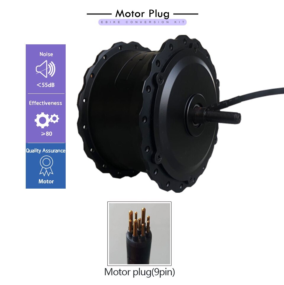 Snow Electric Bike 36V 48V 500W Front Rear Brushless Motor for 20 26inch 4.0Tire