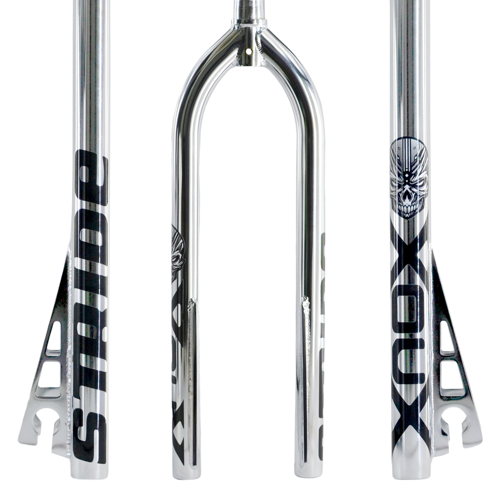 XOUX STRIDE 26 inch Threadless BMX Fork 1-1/8 inch , Silver