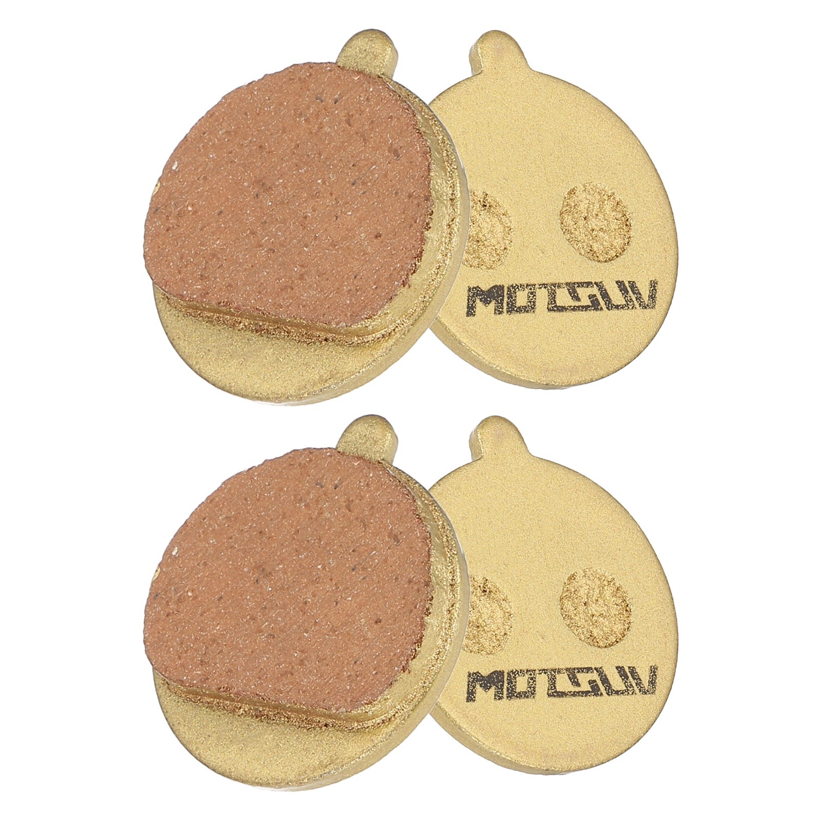 2set Disc Brake Pad 0.83″ x 0.94″ Bike Brake Pads, Gold