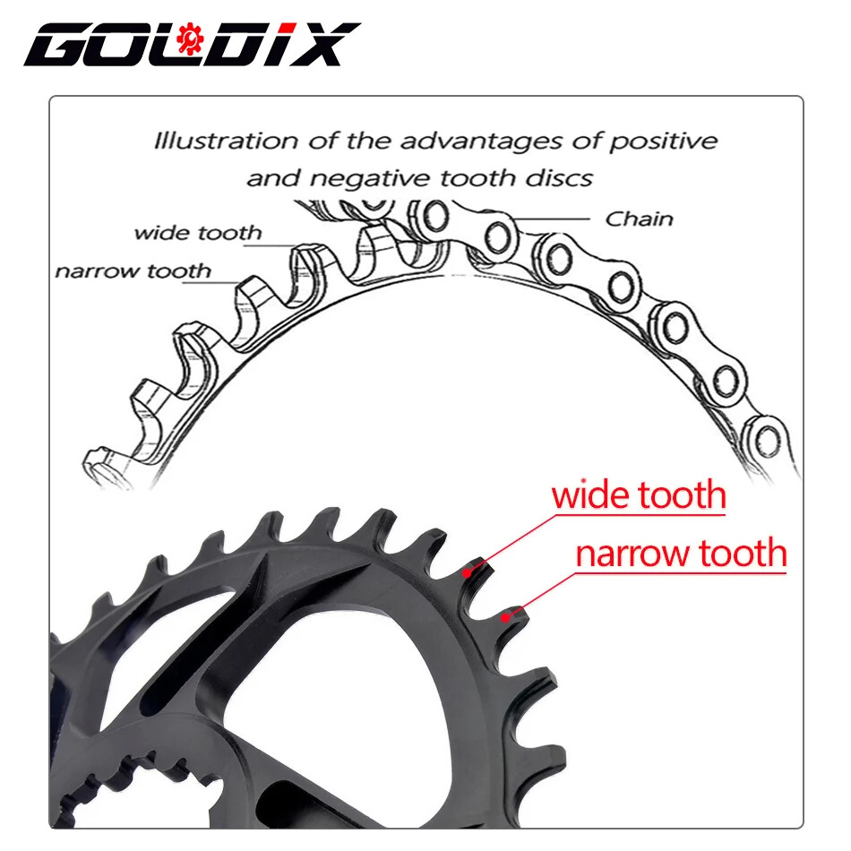 MTB Bike Chainring Chainwheel 0mm 3mm 6mm Offset 30T 38T SRAM 3Bolt Direct Mount