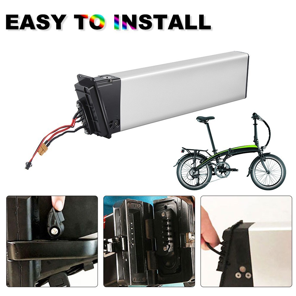 48V 10Ah Lithium Li-ion Electric Bike Battery For 250-500W Motor Folding E-bike