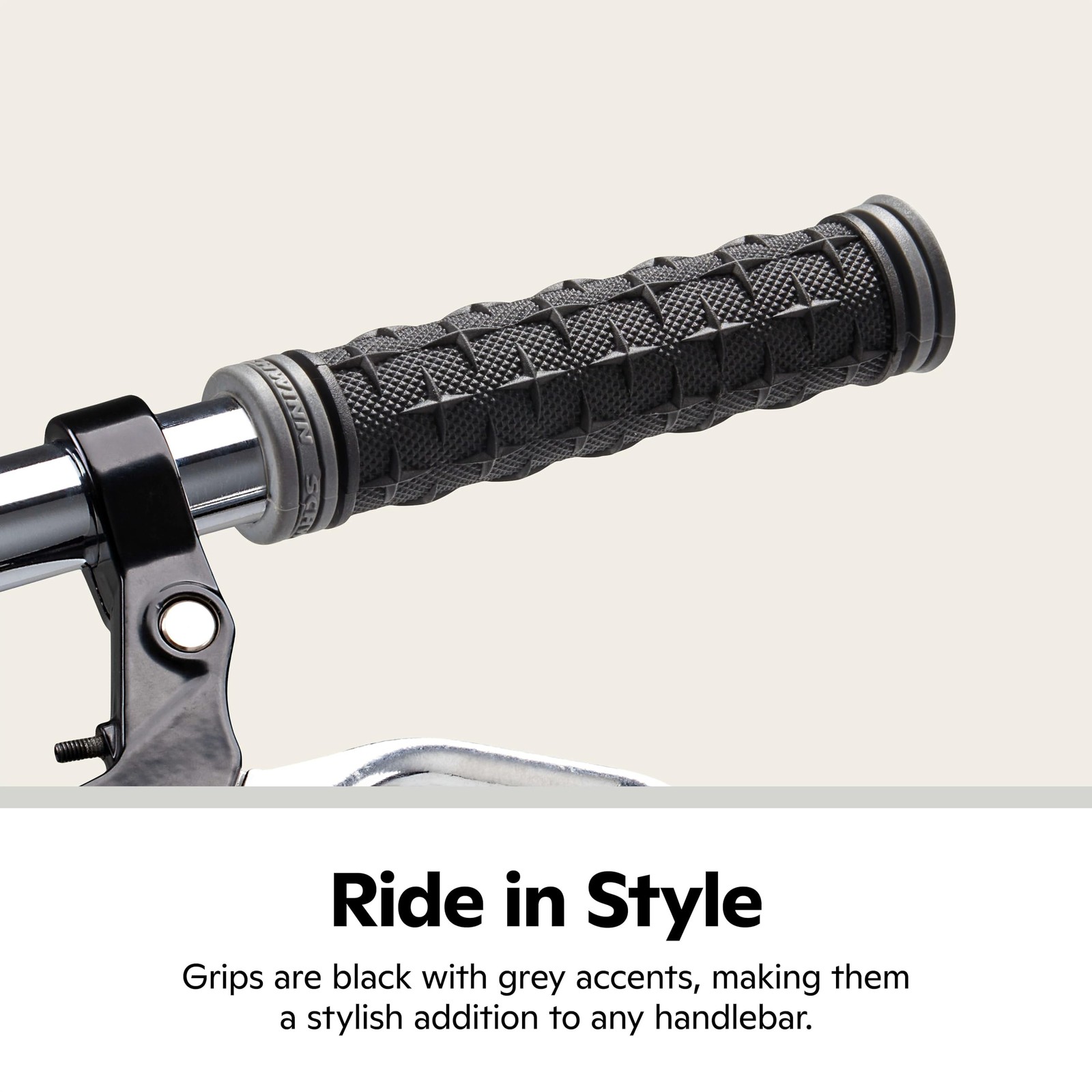 Schwinn Comfort Handlebar Grips, Set of 2, Compatible with One Size, Assorted