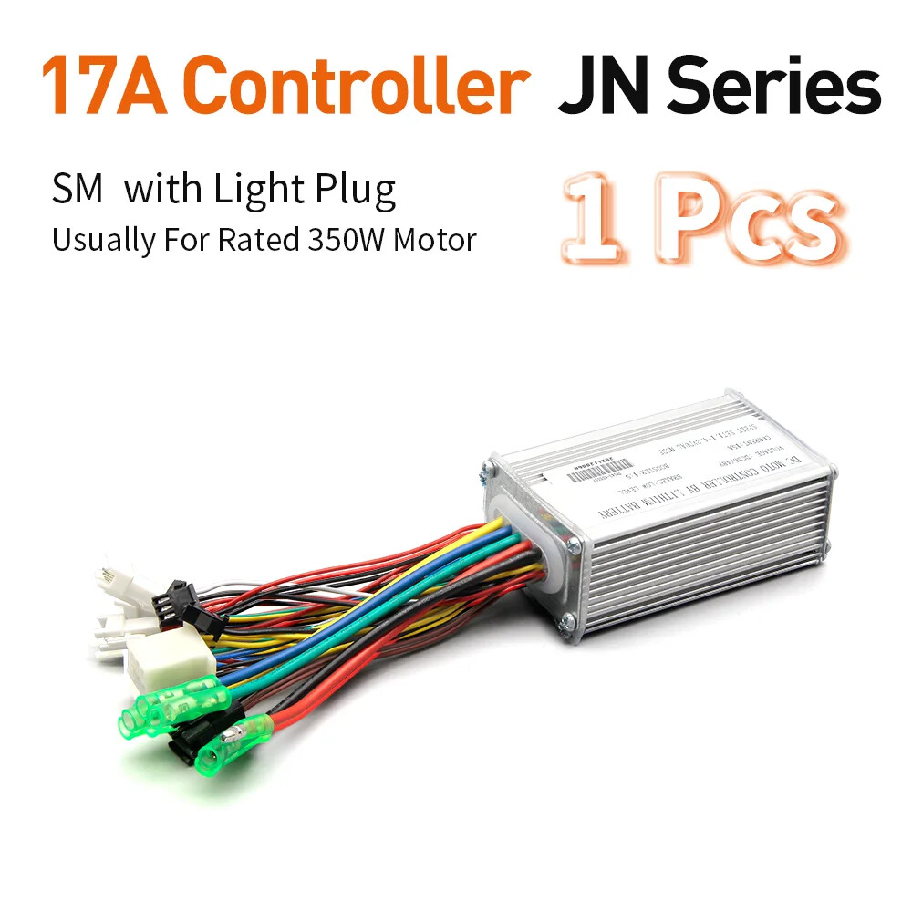 E-bike Controller 36/48V 250-1000W SM Connector Brushless Bicycle Controller