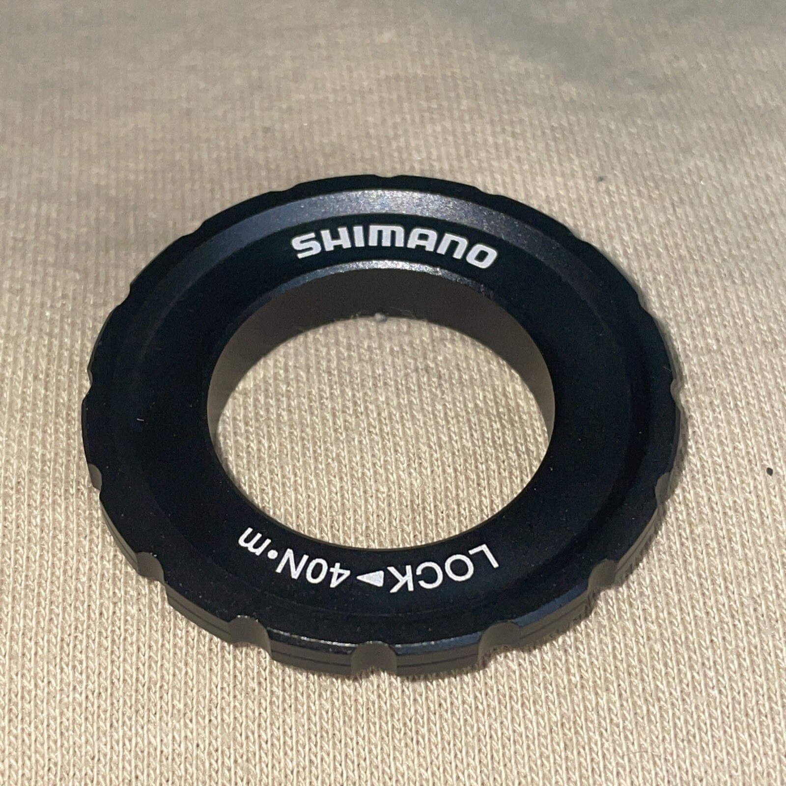 Shimano Lockring SM-HB20 Center Lock Brake Disc Fastener Black