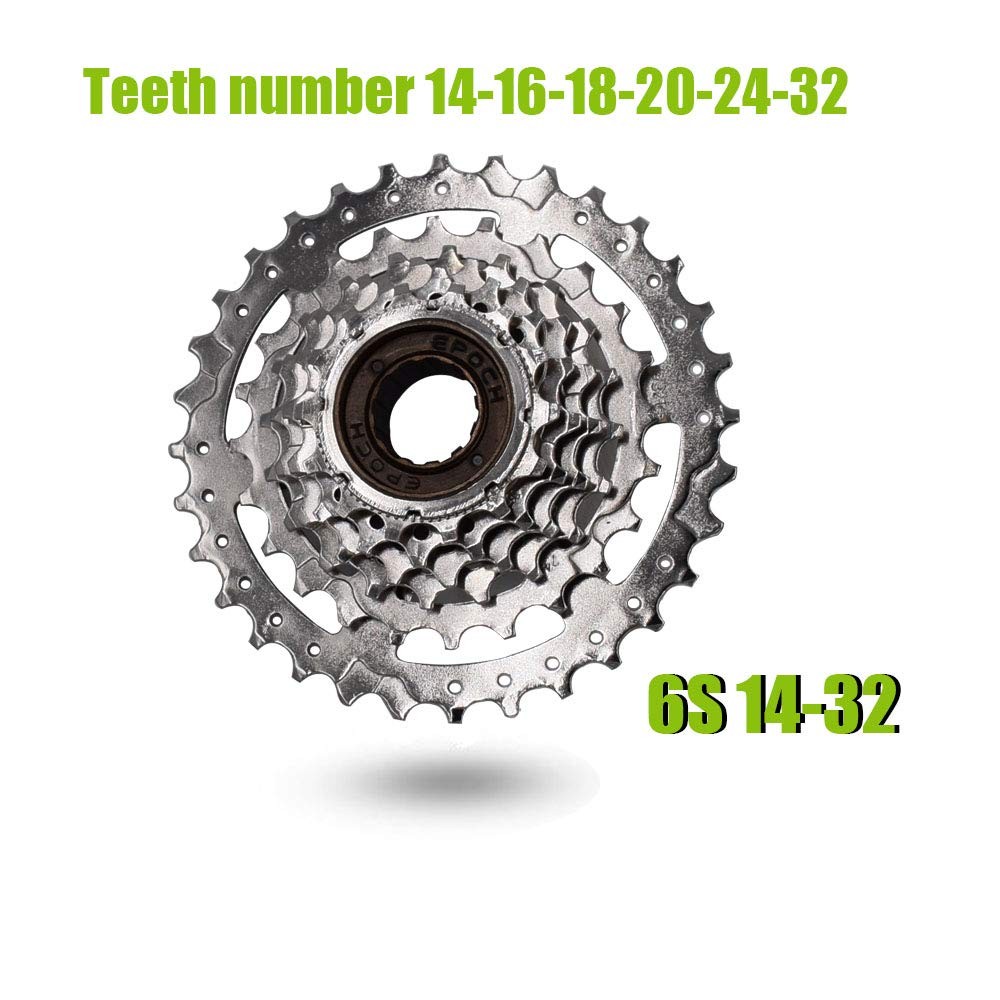 6 Speed Freewheel 14-32 Epoch Bike 6spd
