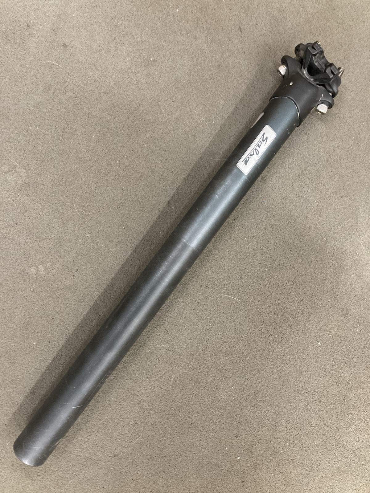 Used Salsa 2-Bolt Black Aluminum MTB Seatpost 31.6 410mm