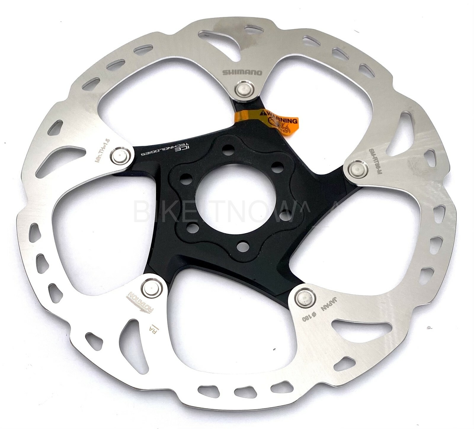 Shimano DEORE XT MTB Bike Disc Brake Rotor SM-RT86 180mm,ICE-TECH,6 bolts
