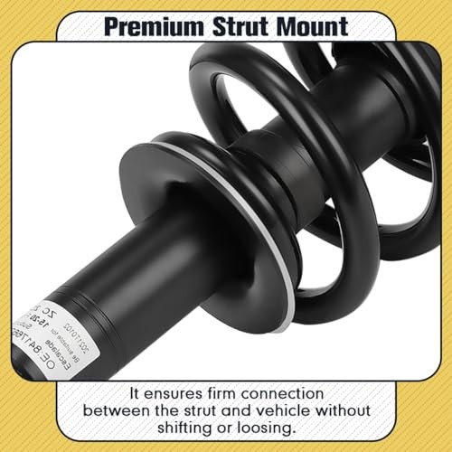 Front Pair Shock Absorber Struts 1 Pair Front Shock Struts 2015-2020 Black