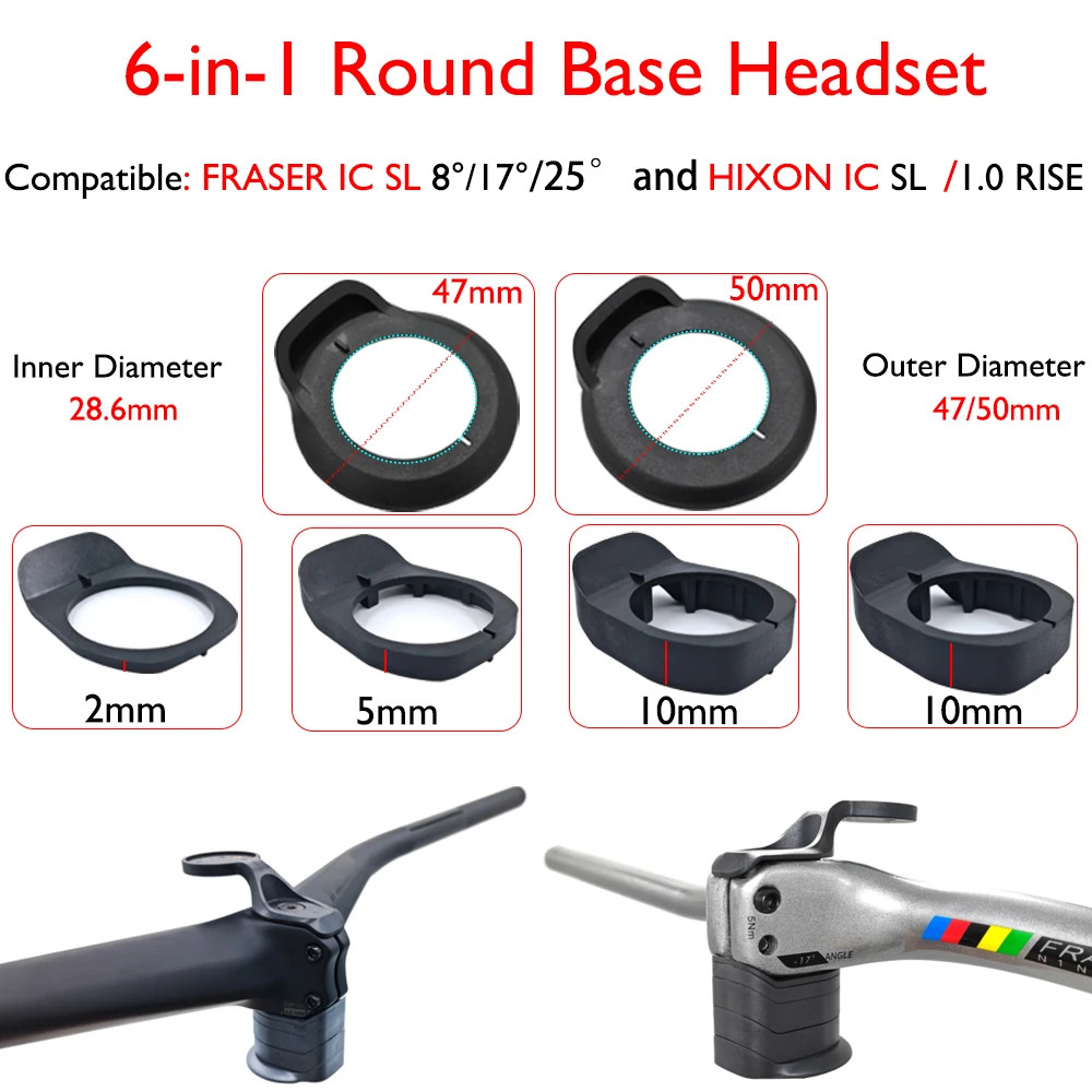 -8 Degree -17 Degree -25 Degree Carbon Integrated XC Mountain Bike Handlebar
