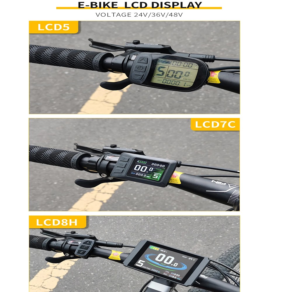 E-bike 36V/48V 30A-50A 1000W-3000W Controller+Display Kits for Electric Bicycle
