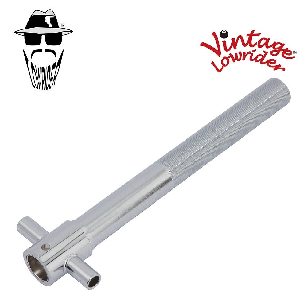 F&R Original Lowrider Bike 8-1/2″ Long Spring Fork Steering Tube 21.1mm Chrome